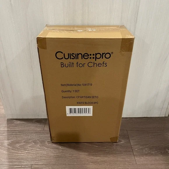 Cuisine::pro Artisan Knife Block (6-Piece Set) - Premium German Stainless Steel